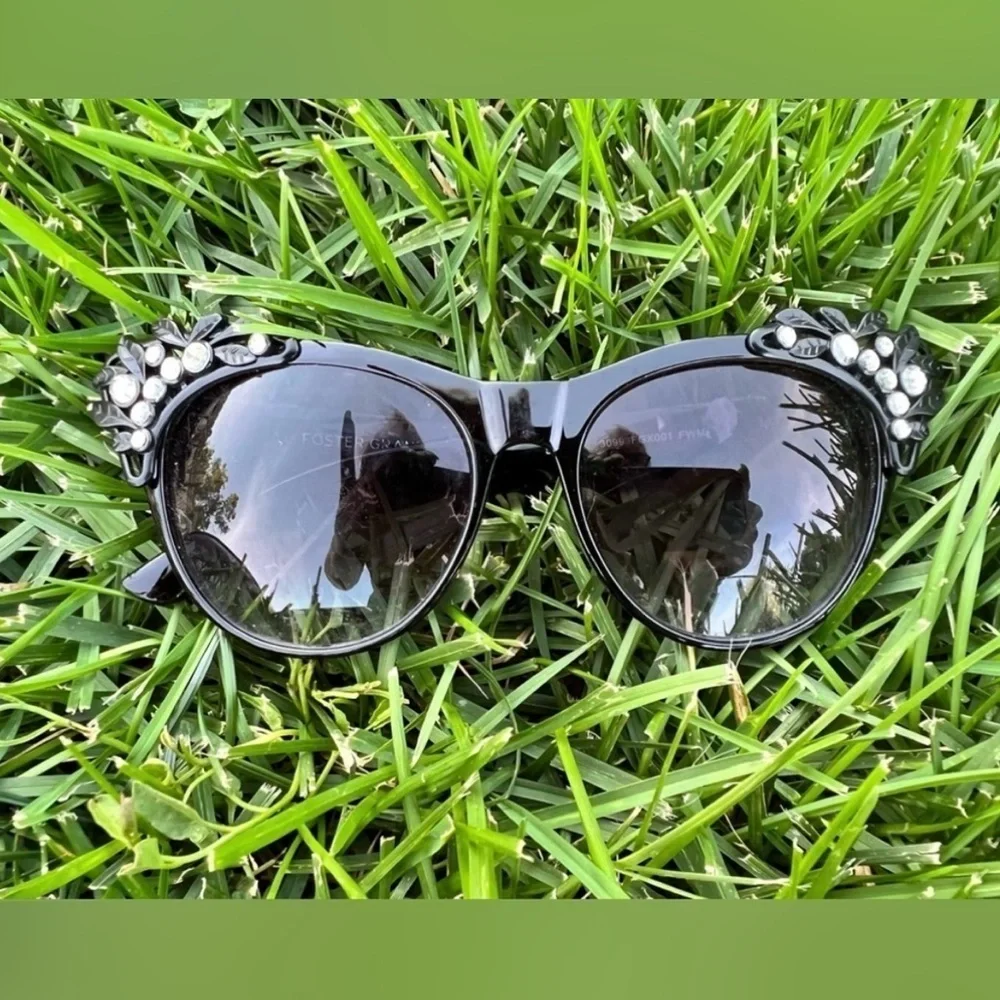 Foster Grant Bling Cat Eye Sunglasses